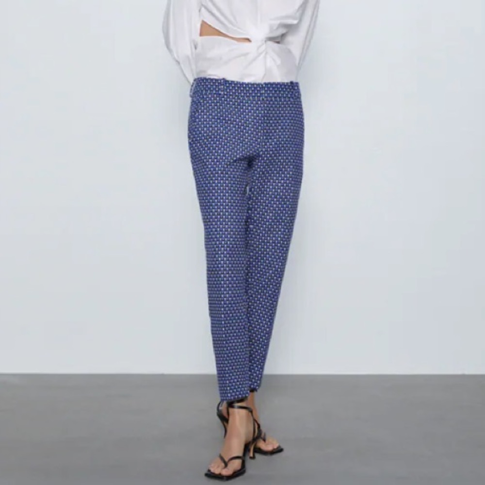 Zara Jacquard Chino Pant $35